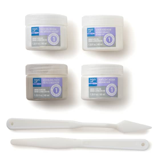 12 Pack: 24 Piece Acrylic Paint & Mediums Set By Artist's Loft™